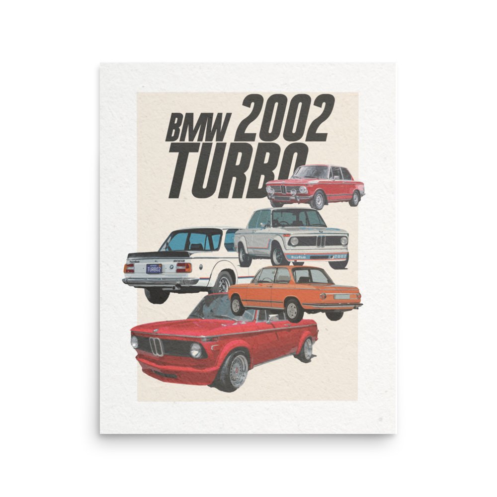 BMW 2002 Turbo Poster