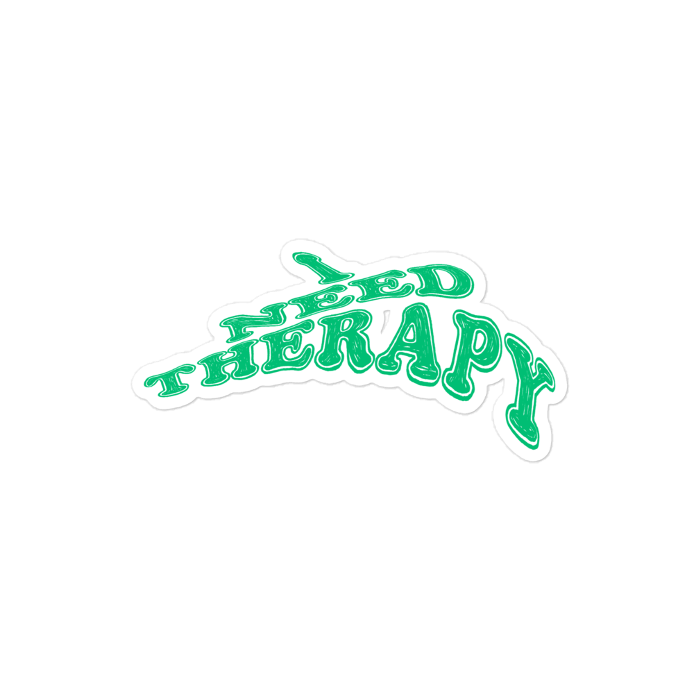 I Need Therapy Sticker