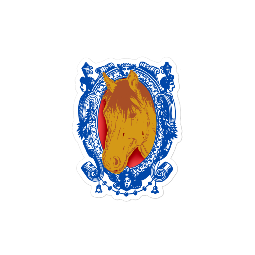 Fancy Horsey Sticker