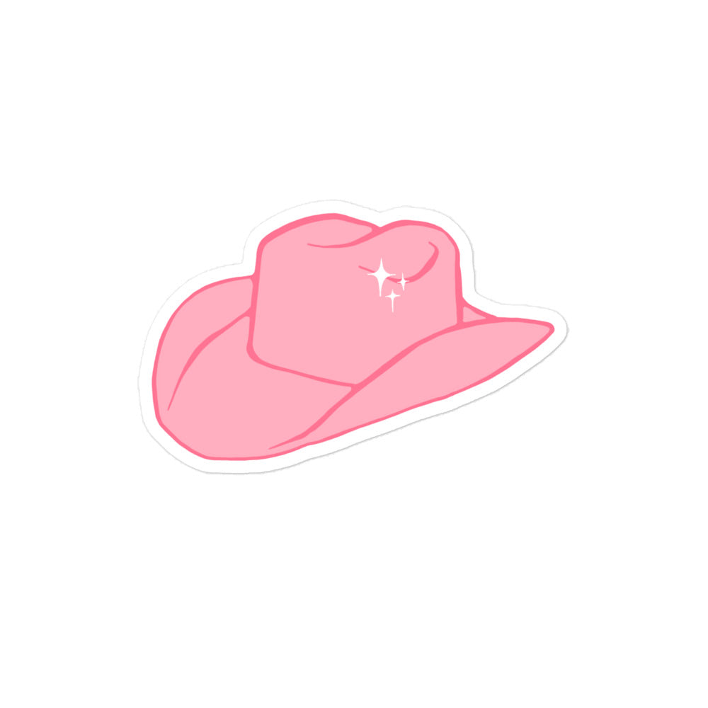 Cowgal Hat Sticker