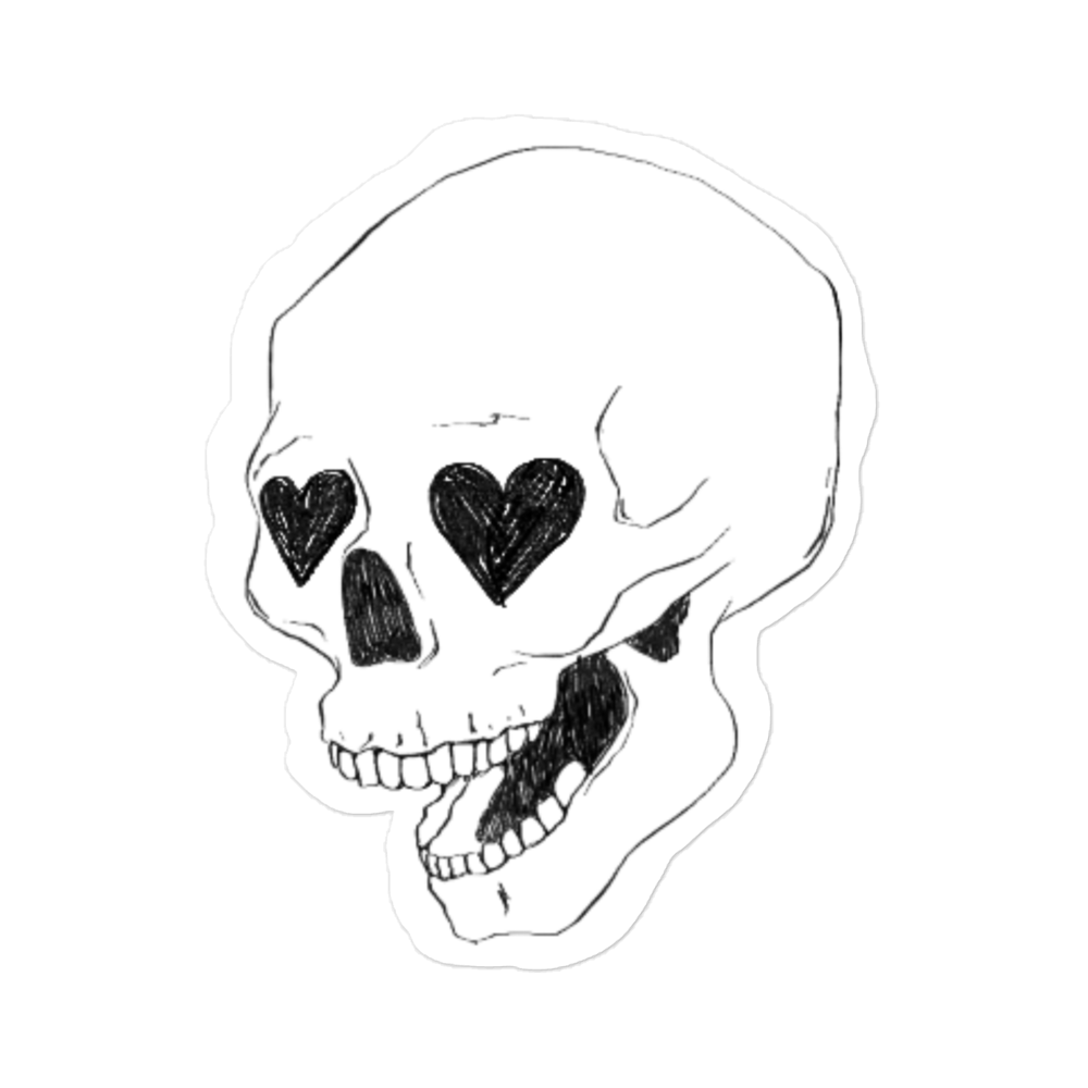 Heart Skull Sticker – lulushaffer